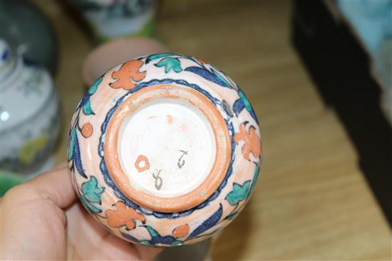 A quantity of Chinese and other ceramics etc